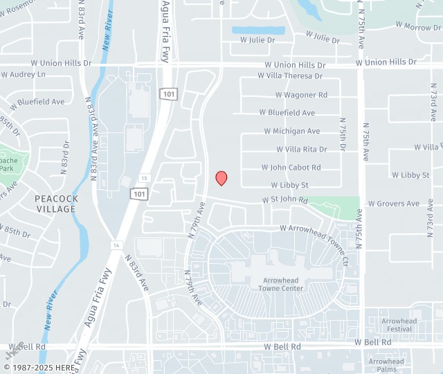 Location Map: 18001 North 79th Avenue Glendale, AZ 85308